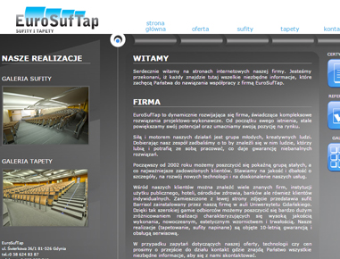 Firma EuroSufTap oferuje nowoczesne rozwiązania projektowe i wykonawcze, jeżeli chodzi o sufity napinane oraz tapetowanie. 